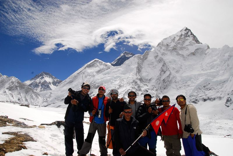 On the trail to EBC