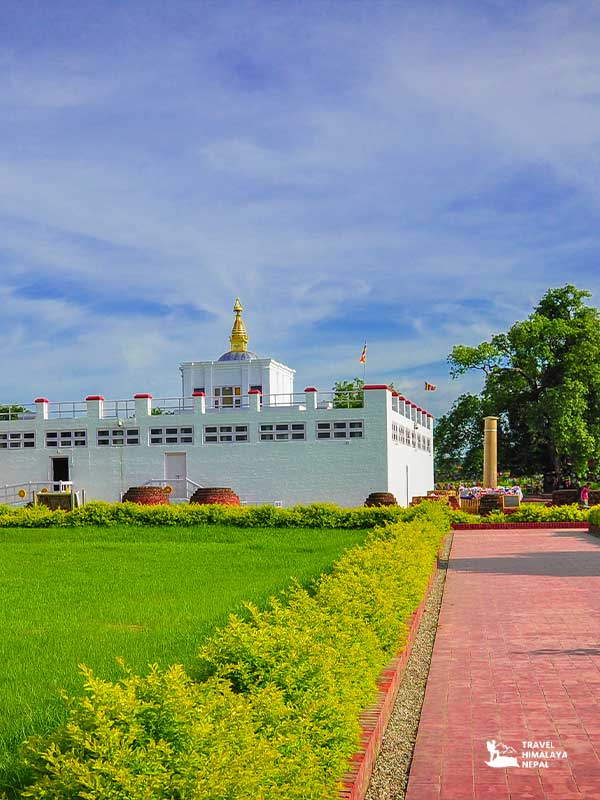 Lumbini, birthplace of the Buddha, monastery and stupa — placeholder, replace with final image