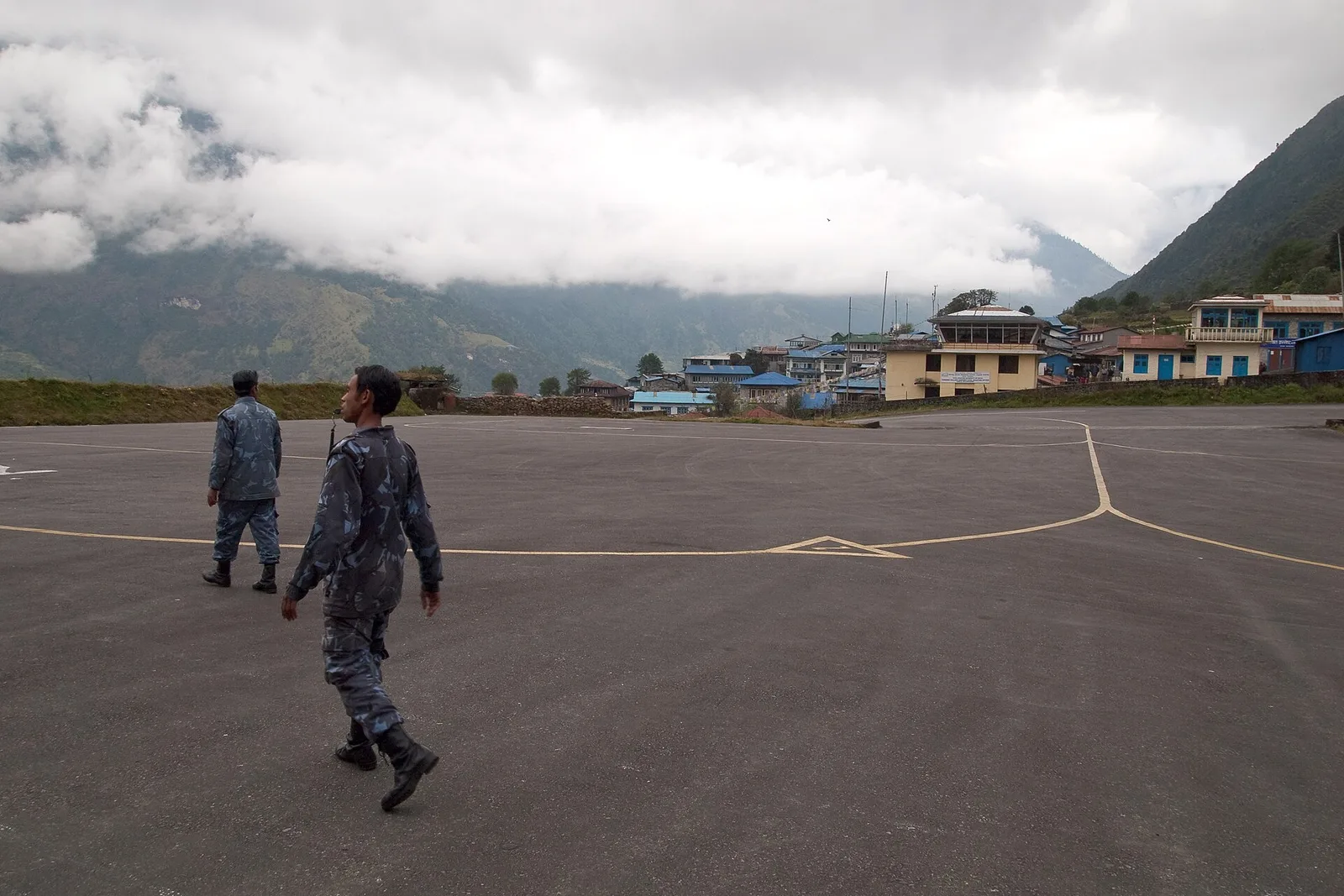 Tenzing-Hillary Airport at Lukla, Nepal — most 2026 trekking-season flights via Ramechhap