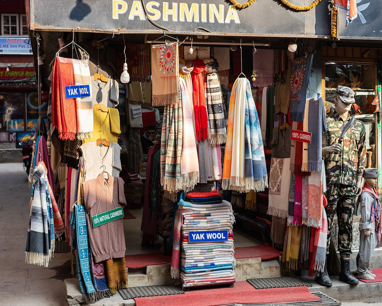 Kathmandu's Thamel and central tourist district, Nepal