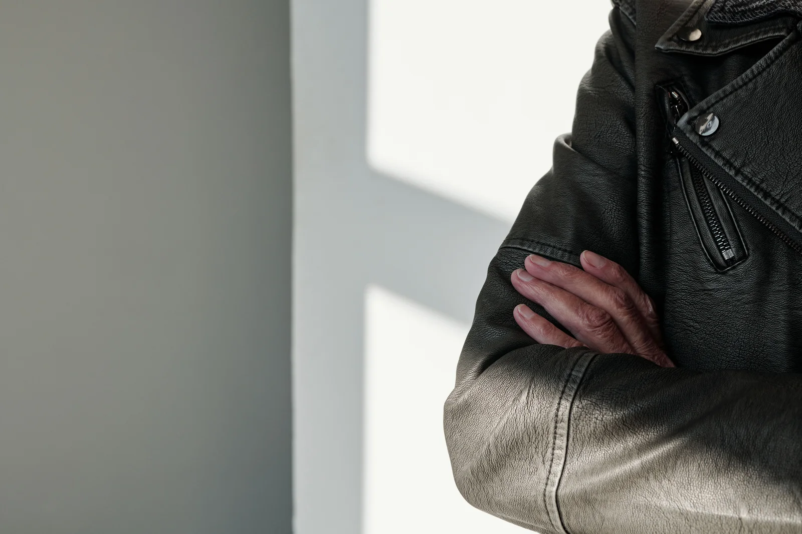 The cuff and zip of a shell jacket — the openings where rain actually gets in, which no millimetre rating measures