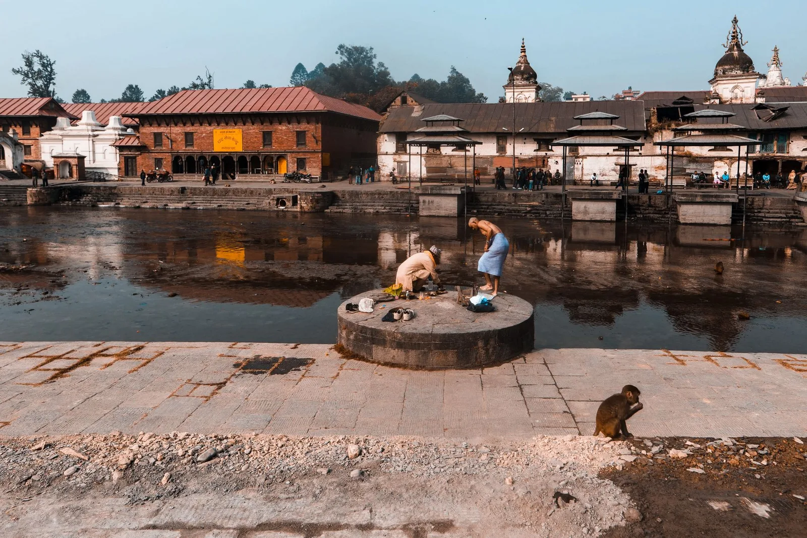 Lumbini, birthplace of the Buddha, monastery and stupa
